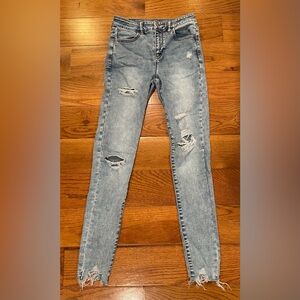 American Eagle Ripped High Rise Jeggings